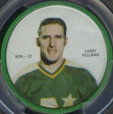 1968 Shirriff Coins Larry Hillman #12 Hockey Card