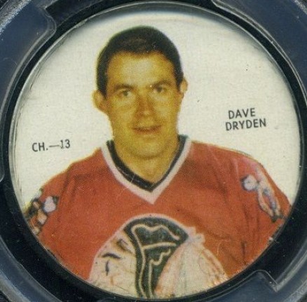 1968 Shirriff Coins Dave Dryden #13 Hockey Card