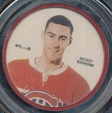 1968 Shirriff Coins Mickey Redmond #18 Hockey Card