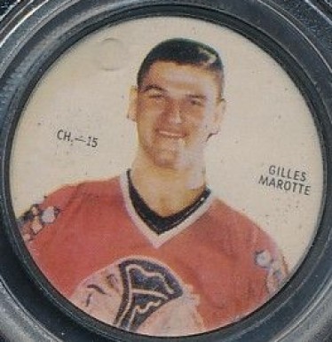 1968 Shirriff Coins Gilles Marotte #15 Hockey Card