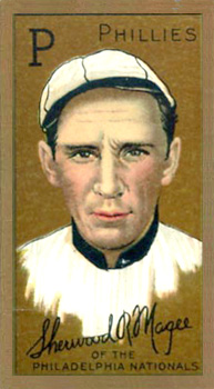 1911 Gold Borders Drum Sherwood R. Magee #131 Baseball Card