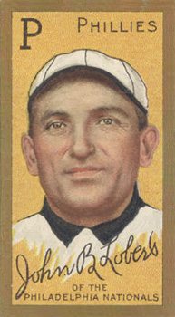 1911 Gold Borders Drum John B. Lobert #126 Baseball Card