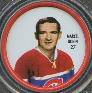 1962 Shirriff Coins Marcel Bonin #27 Hockey Card