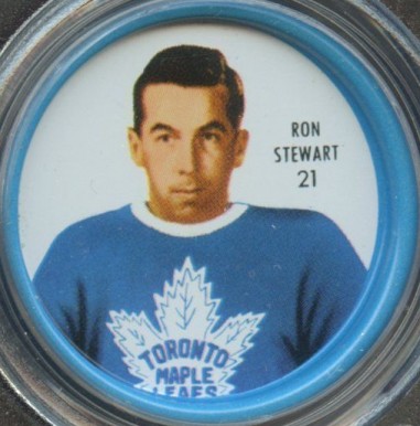 1962 Shirriff Coins Ron Stewart #21 Hockey Card
