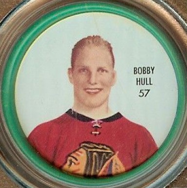 1962 Shirriff Coins Bobby Hull #57 Hockey Card