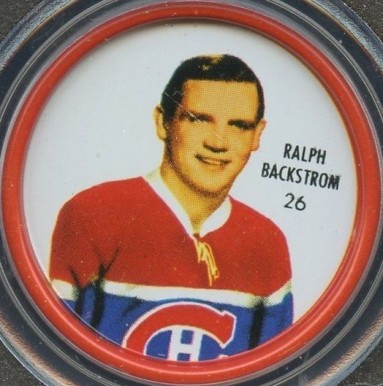1962 Shirriff Coins Ralph Backstrom #26 Hockey Card