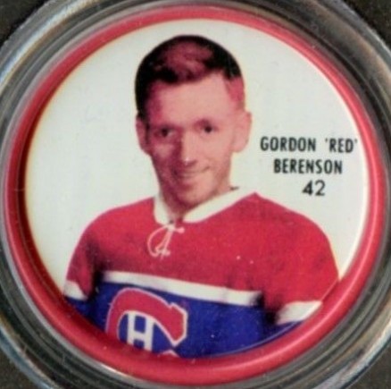 1962 Shirriff Coins Red Berenson #42 Hockey Card