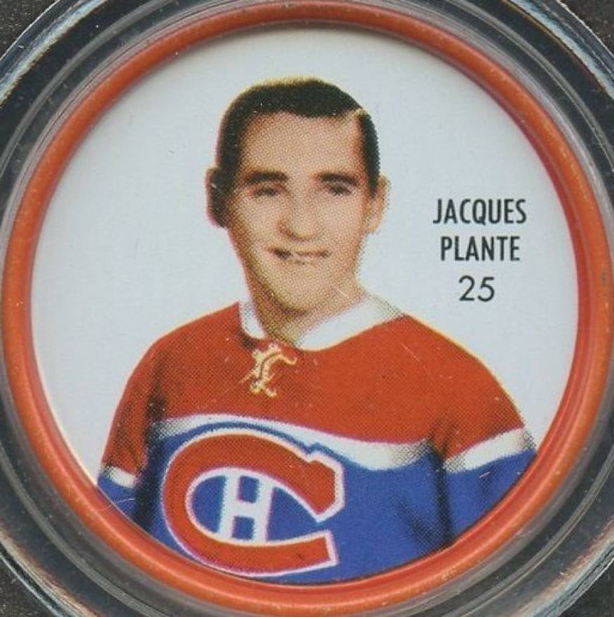 1962 Shirriff Coins Jacques Plante #25 Hockey Card