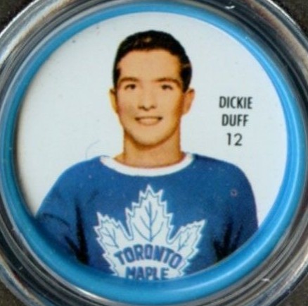 1962 Shirriff Coins Dick Duff #12 Hockey Card