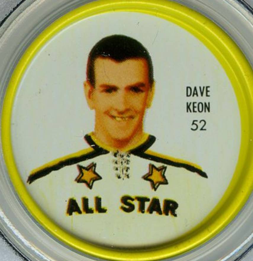 1962 Shirriff Coins Dave Keon #52 Hockey Card