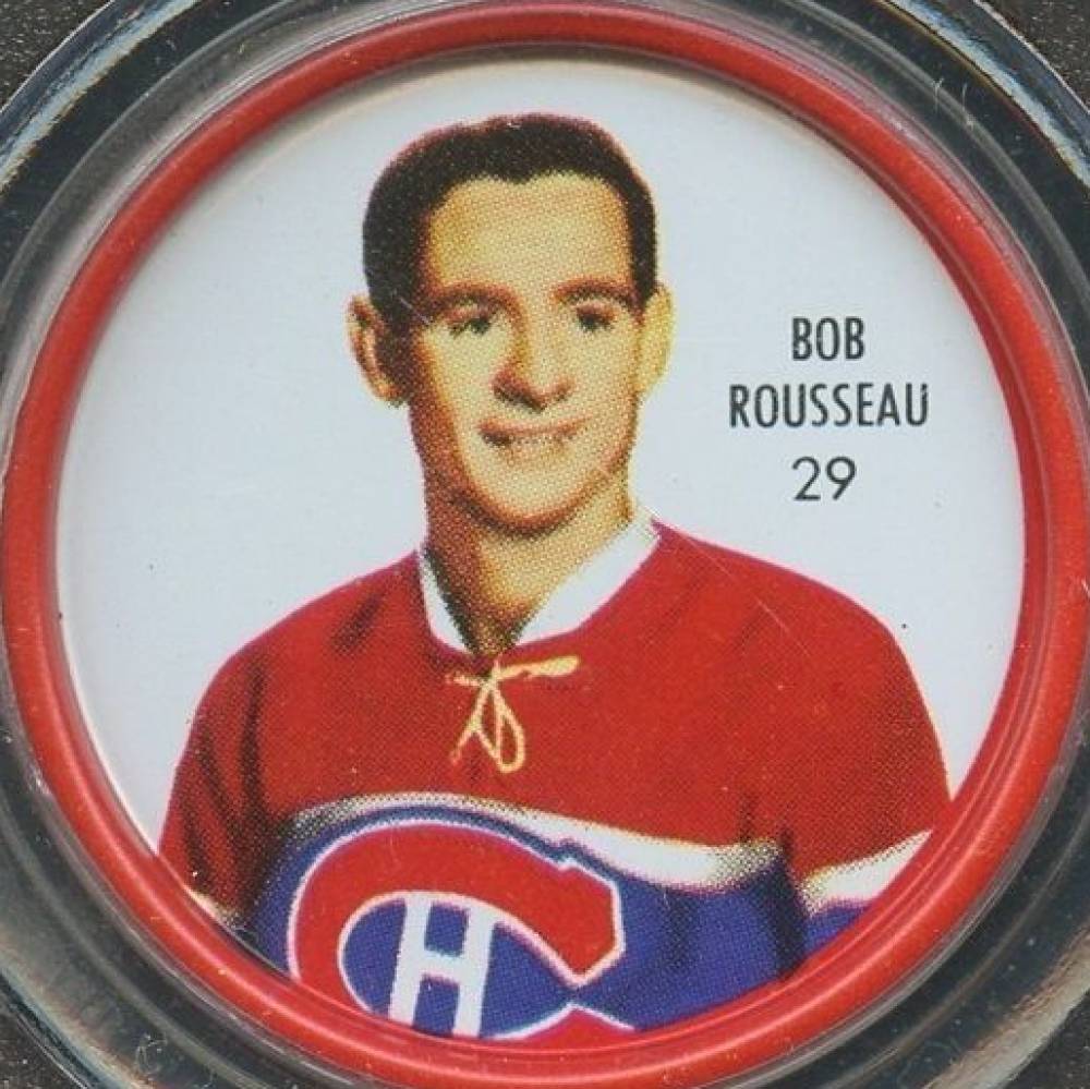 1962 Shirriff Coins Bob Rousseau #29 Hockey Card