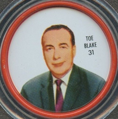 1962 Shirriff Coins Toe Blake #31 Hockey Card