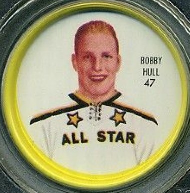 1962 Shirriff Coins Bobby Hull #47 Hockey Card