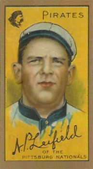 1911 Gold Borders Drum A. P. Leifield #123 Baseball Card