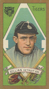 1911 Gold Borders Drum Ed Killian #108 Baseball Card