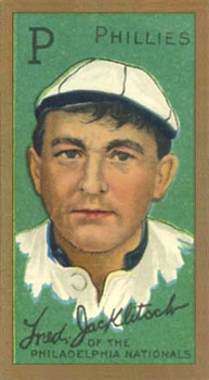 1911 Gold Borders Drum Fred Jacklitsch #101 Baseball Card