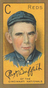 1911 Gold Borders Drum Clark Griffith #85 Baseball Card