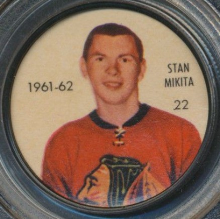 1961 Shirriff/Salada Coins Stan Mikita #22 Hockey Card