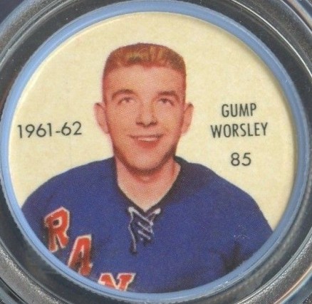 1961 Shirriff/Salada Coins Gump Worsley #85 Hockey Card