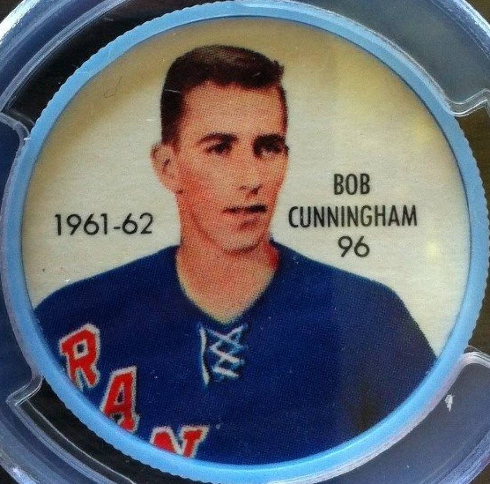 1961 Shirriff/Salada Coins Bob Cunningham #96 Hockey Card