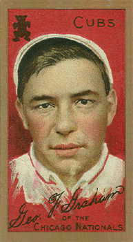 1911 Gold Borders Drum George F. Graham #81 Baseball Card