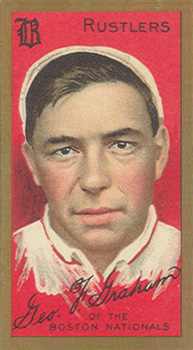 1911 Gold Borders Drum George F. Graham #80 Baseball Card