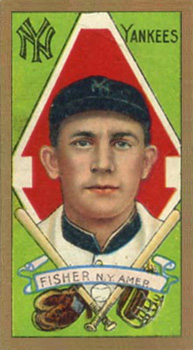 1911 Gold Borders Drum Ray Fisher #68 Baseball Card