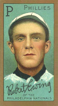 1911 Gold Borders Drum Robert Ewing #66 Baseball Card