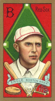 1911 Gold Borders Drum Clyde Engle #63 Baseball Card