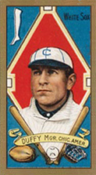 1911 Gold Borders Drum Hugh Duffy #58 Baseball Card