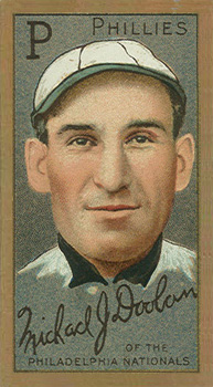 1911 Gold Borders Drum Michael Doolan #53 Baseball Card