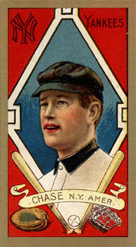 1911 Gold Borders Drum Hal Chase #34 Baseball Card