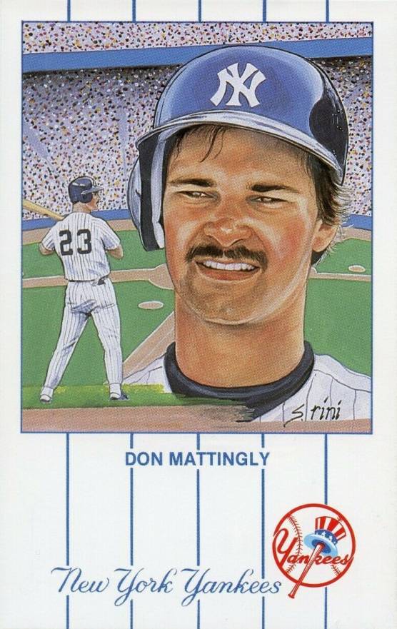 1989 Historic Limited Edition Don Mattingly Postcards Don Mattingly #9 Baseball Card