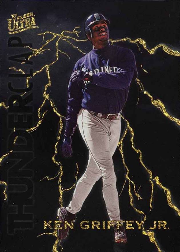 1997 Ultra Thunderclap Ken Griffey Jr. #8 Baseball Card
