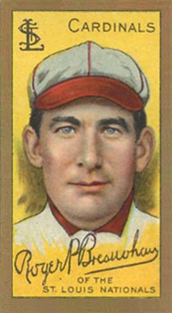 1911 Gold Borders Drum Roger P. Bresnahan #23 Baseball Card