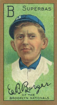 1911 Gold Borders Drum E. B Barger #10 Baseball Card