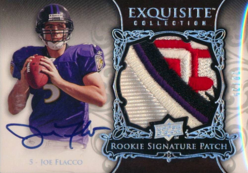 2008 Upper Deck Exquisite Collection Joe Flacco #170 Football Card
