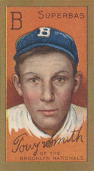 1911 Gold Borders Tony Smith #187 Baseball Card