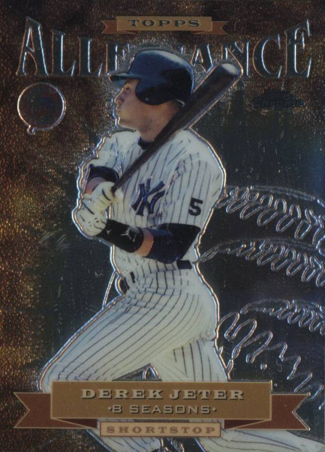 2000 Topps Chrome Allegiance Derek Jeter #TA1 Baseball Card