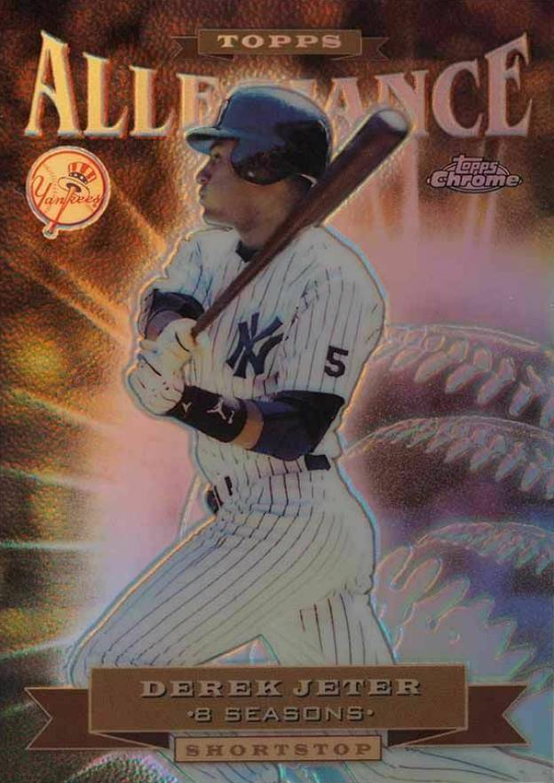 2000 Topps Chrome Allegiance Derek Jeter #TA1 Baseball Card