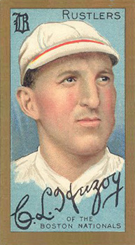 1911 Gold Borders C. L. Herzog #93 Baseball Card