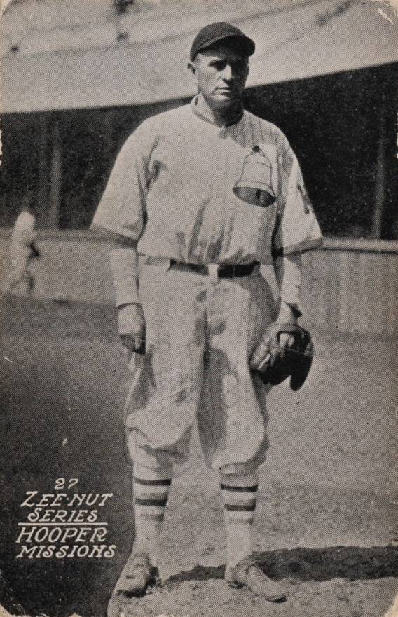 1927 Zeenut Pacific Coast League Hooper # Baseball Card