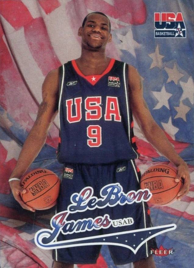 2004 SkyBox USA Basketball LeBron James #USAB Basketball Card