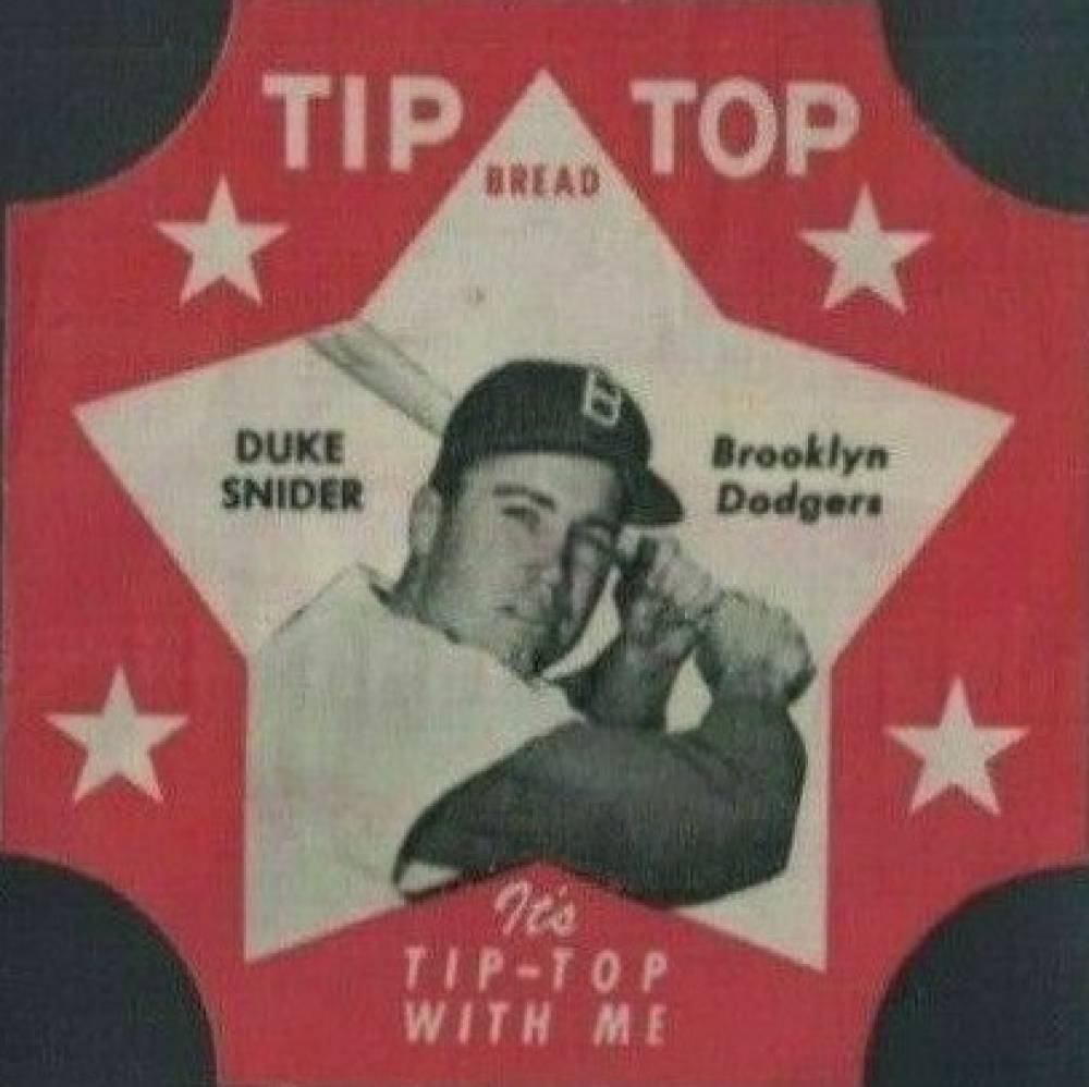 1952 Tip Top Bread Duke Snider #39 Baseball Card