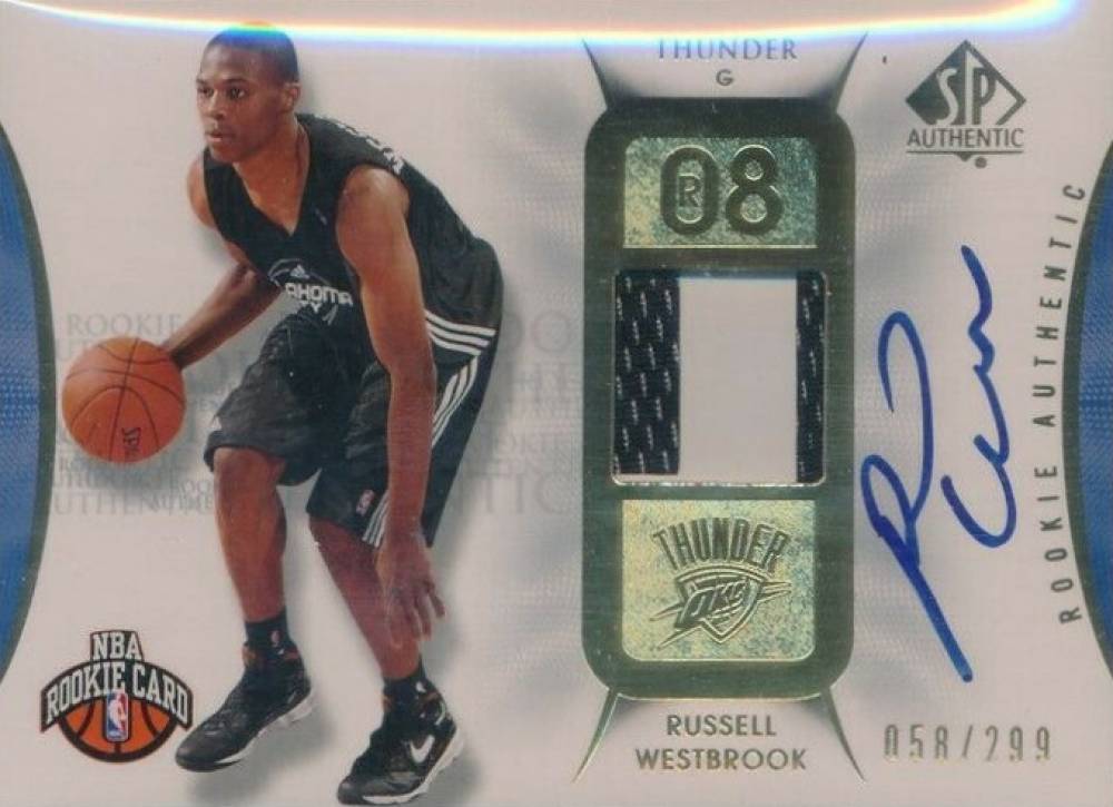 2008 SP Authentic Russell Westbrook #139 Basketball Card
