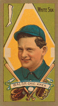 1911 Gold Borders Broadleaf Ed Walsh #209 Baseball Card