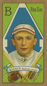 1911 Gold Borders Broadleaf Heinie Wagner #205 Baseball Card