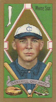 1911 Gold Borders Broadleaf Lee Tannehill #199 Baseball Card
