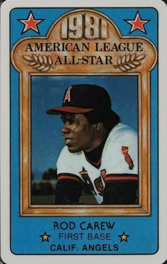 1981 Perma-Graphics All-Star Credit Cards Rod Carew # Baseball Card