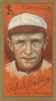 1911 Gold Borders Broadleaf Rebel Oakes #157 Baseball Card